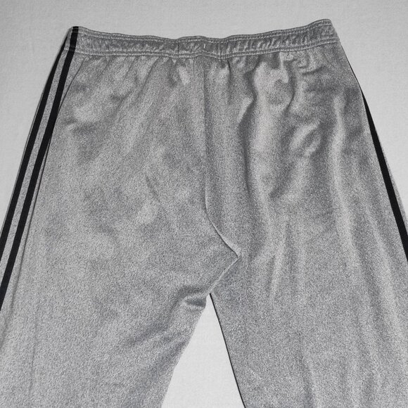 Adidas sweatpants women's size L grey colour with 3 black stripes straight leg - Picture 4 of 14